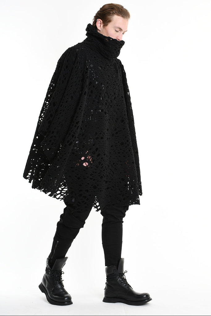 3M M1158 CAPE Wool Blend Perforated 430gr UNISEX D Black LA HAINE INSIDE US