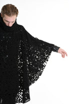 3M M1158 CAPE Wool Blend Perforated 430gr UNISEX D Black LA HAINE INSIDE US