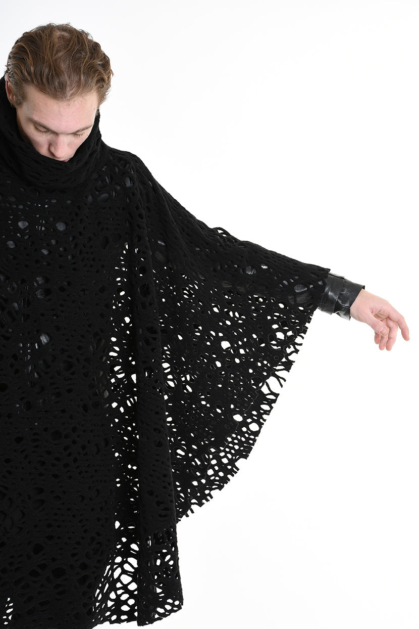 3M M1158 CAPE Wool Blend Perforated 430gr UNISEX D Black LA HAINE INSIDE US