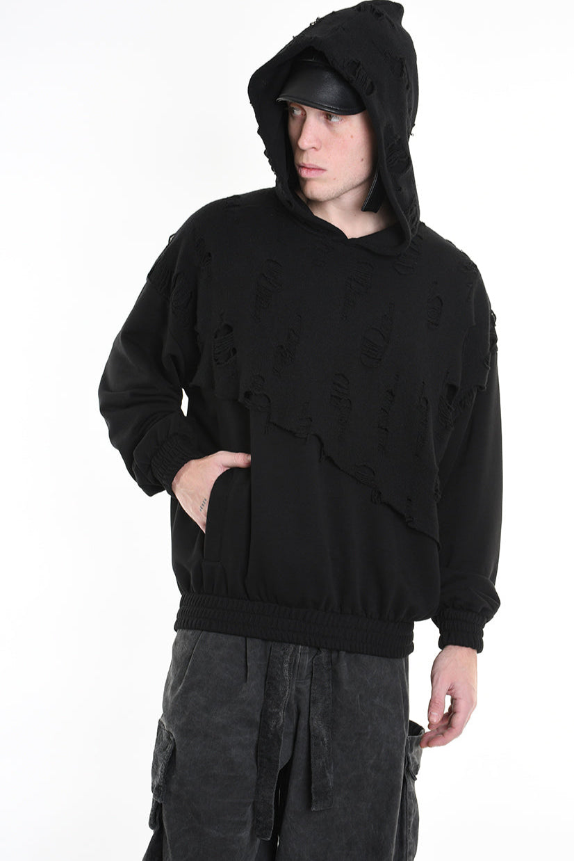 3M M1162 COMFORT SWEATSHIRT Cotton & Wool-Blend Patch 300g UNISEX U Black LA HAINE INSIDE US
