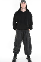 3M M1162 COMFORT SWEATSHIRT Cotton & Wool-Blend Patch 300g UNISEX U Black LA HAINE INSIDE US