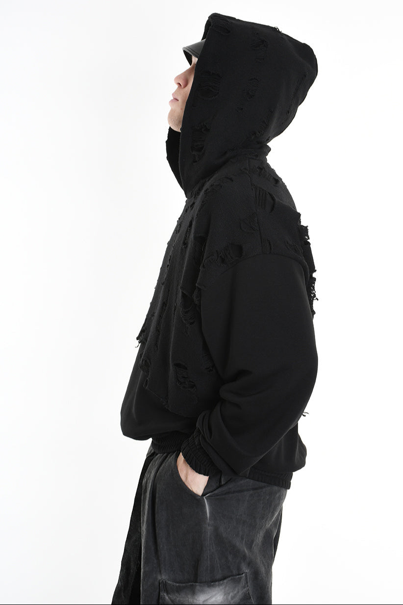 3M M1162 COMFORT SWEATSHIRT Cotton & Wool-Blend Patch 300g UNISEX U Black LA HAINE INSIDE US