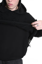 3M M1162 COMFORT SWEATSHIRT Cotton & Wool-Blend Patch 300g UNISEX U Black LA HAINE INSIDE US