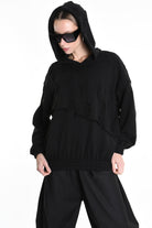 3M M1162 COMFORT SWEATSHIRT Cotton & Wool-Blend Patch 300g UNISEX U Black LA HAINE INSIDE US