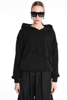 3M M1162 COMFORT SWEATSHIRT Cotton & Wool-Blend Patch 300g UNISEX U Black LA HAINE INSIDE US