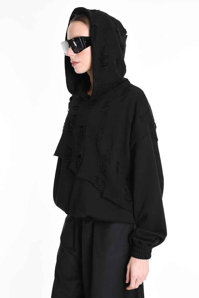 3M M1162 COMFORT SWEATSHIRT Cotton & Wool-Blend Patch 300g UNISEX U Black LA HAINE INSIDE US