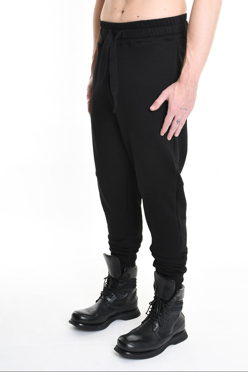 3M M1164 TROUSER Regular Cotton Fleece Black MAN LA HAINE INSIDE US