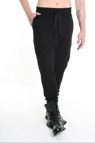 3M M1164 TROUSER Regular Cotton Fleece Black MAN LA HAINE INSIDE US