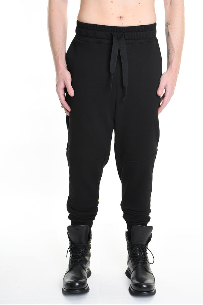3M M1164 TROUSER Regular Cotton Fleece Black MAN LA HAINE INSIDE US