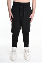 3M M1165 TROUSER Regular Punto Milano Black MAN LA HAINE INSIDE US