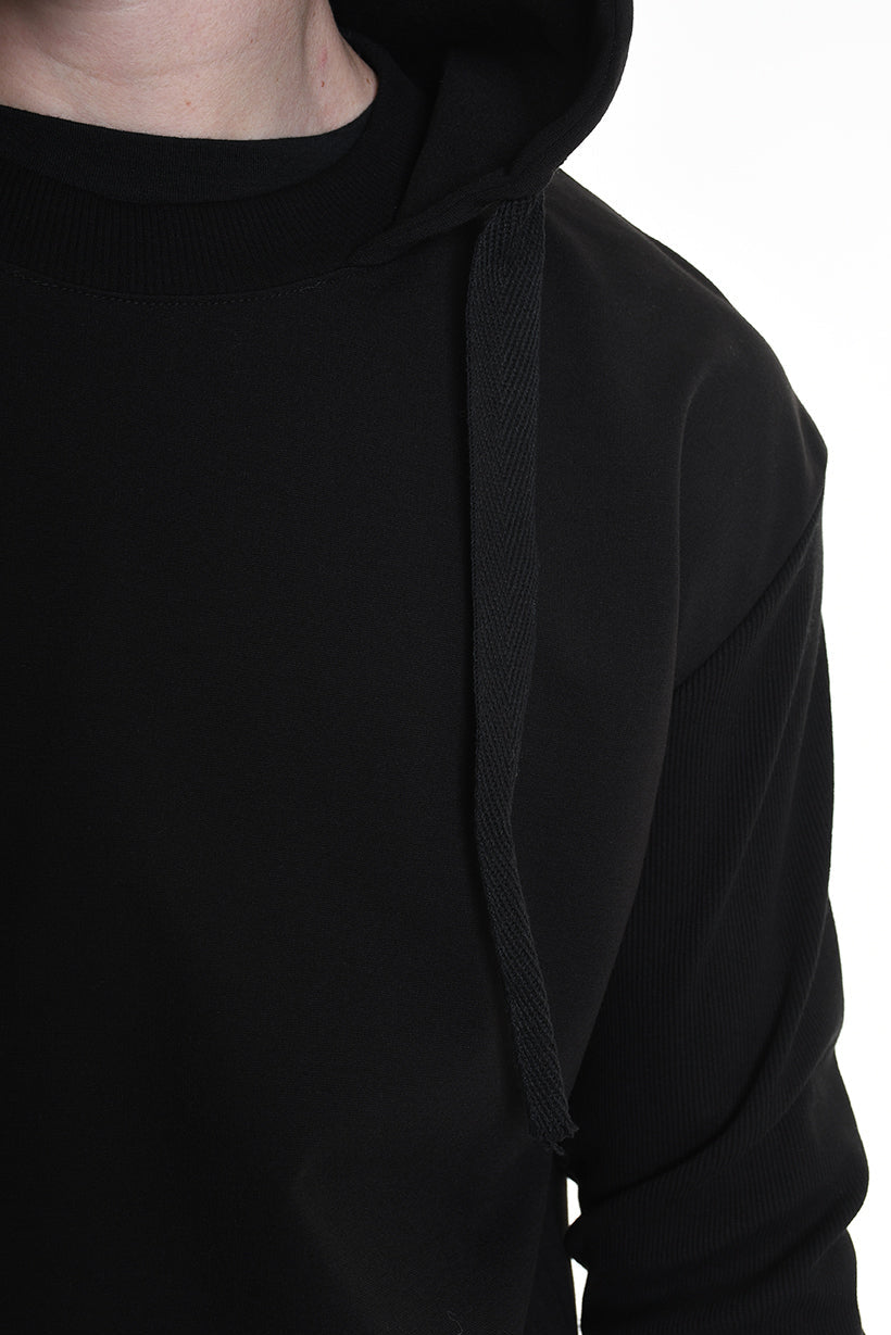 3M M1167 REGULAR SWEATSHIRT in Punto Milano Black LA HAINE INSIDE US