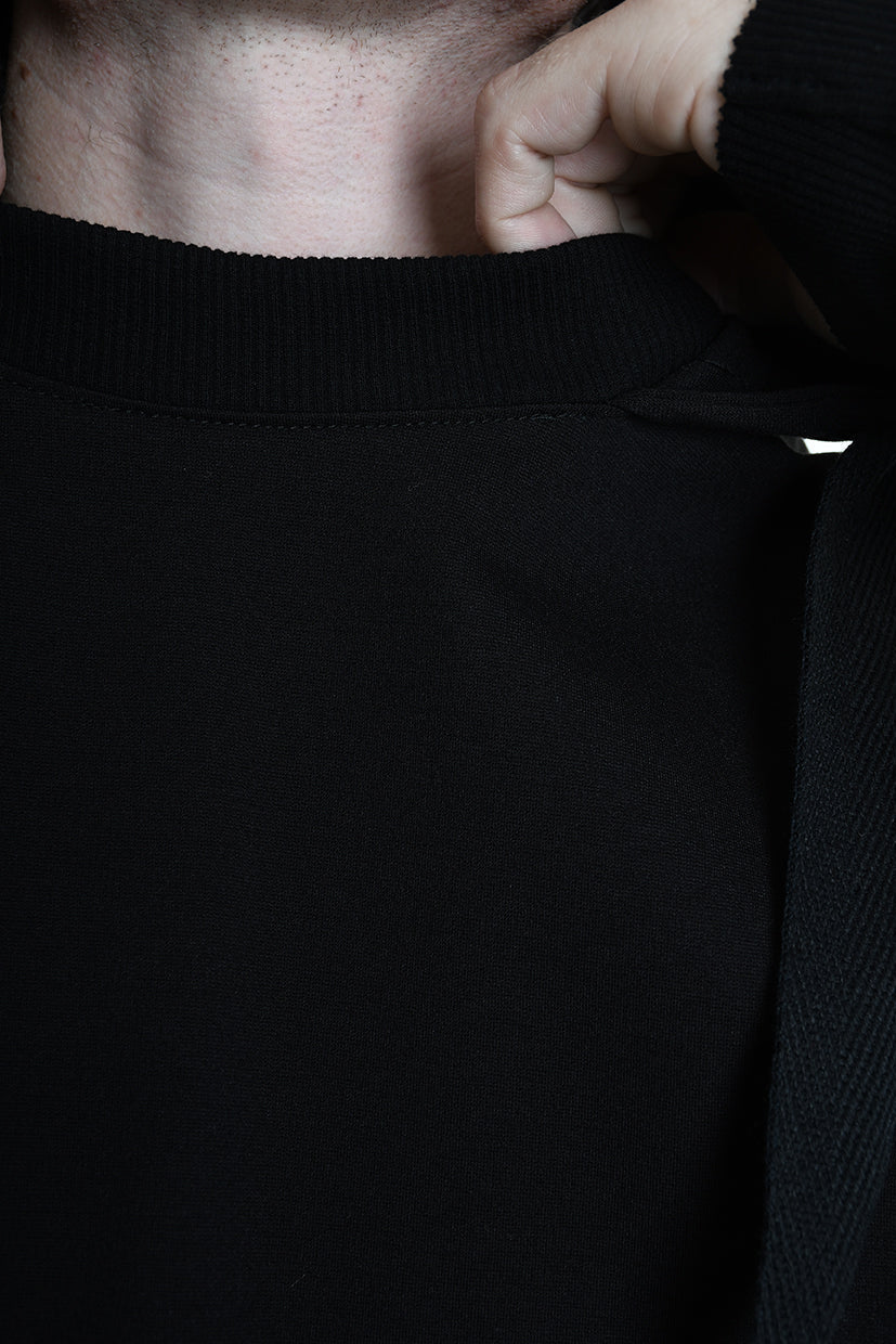 3M M1167 REGULAR SWEATSHIRT in Punto Milano Black LA HAINE INSIDE US