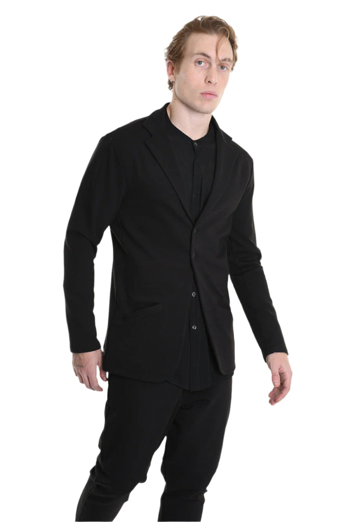 3M M1168 BLAZER Regular Fit in Punto Milano Fabric, Black. LA HAINE INSIDE US