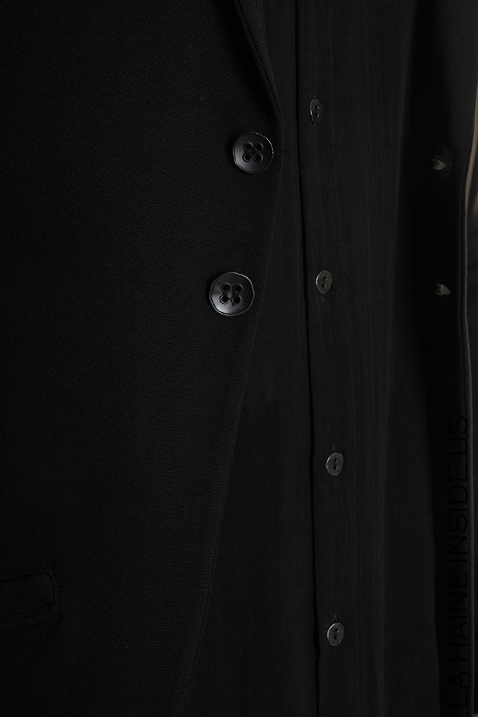 3M M1168 BLAZER Regular Fit in Punto Milano Fabric, Black. LA HAINE INSIDE US