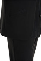3M M1168 BLAZER Regular Fit in Punto Milano Fabric, Black. LA HAINE INSIDE US
