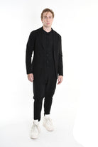 3M M1168 BLAZER Regular Fit in Punto Milano Fabric, Black. LA HAINE INSIDE US