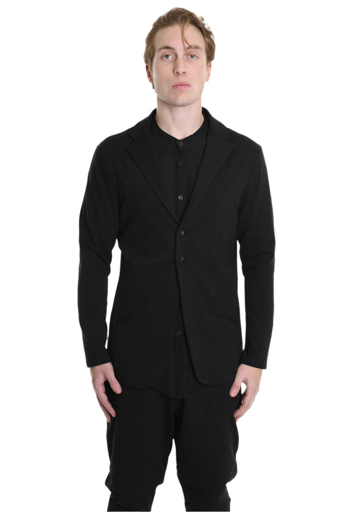 3M M1168 BLAZER Regular Fit in Punto Milano Fabric, Black. LA HAINE INSIDE US