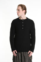 3M M1198 SERAFINO REGULAR KNITWEAR Gauge 3 Black LA HAINE INSIDE US