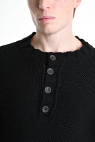 3M M1198 SERAFINO REGULAR KNITWEAR Gauge 3 Black LA HAINE INSIDE US