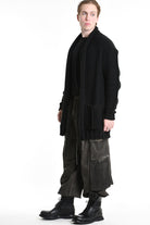 3M M1199 REGULAR CARDIGAN Gauge 3 Black LA HAINE INSIDE US