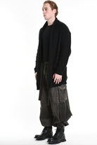 3M M1199 REGULAR CARDIGAN Gauge 3 Black LA HAINE INSIDE US