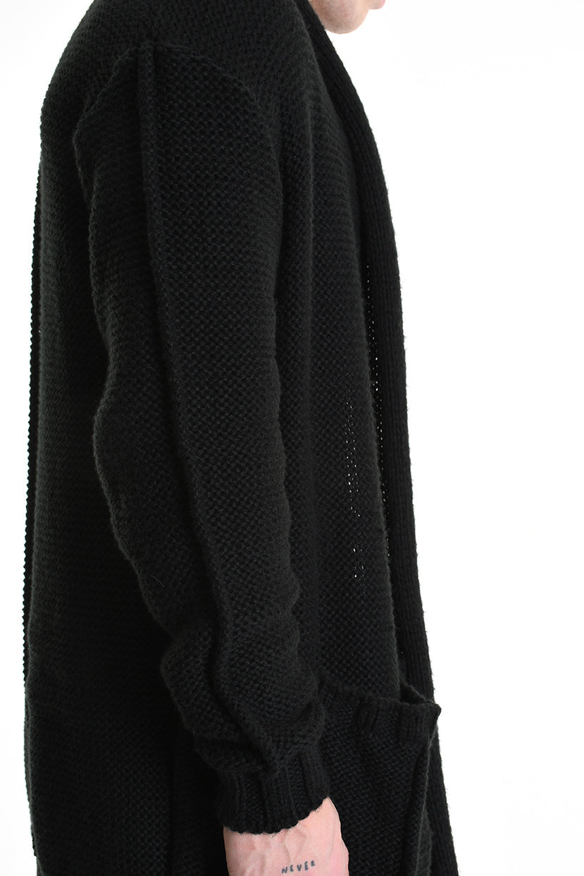 3M M1199 REGULAR CARDIGAN Gauge 3 Black LA HAINE INSIDE US