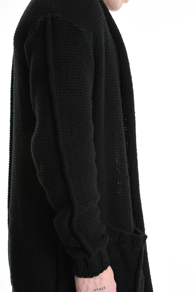 3M M1199 REGULAR CARDIGAN Gauge 3 Black LA HAINE INSIDE US