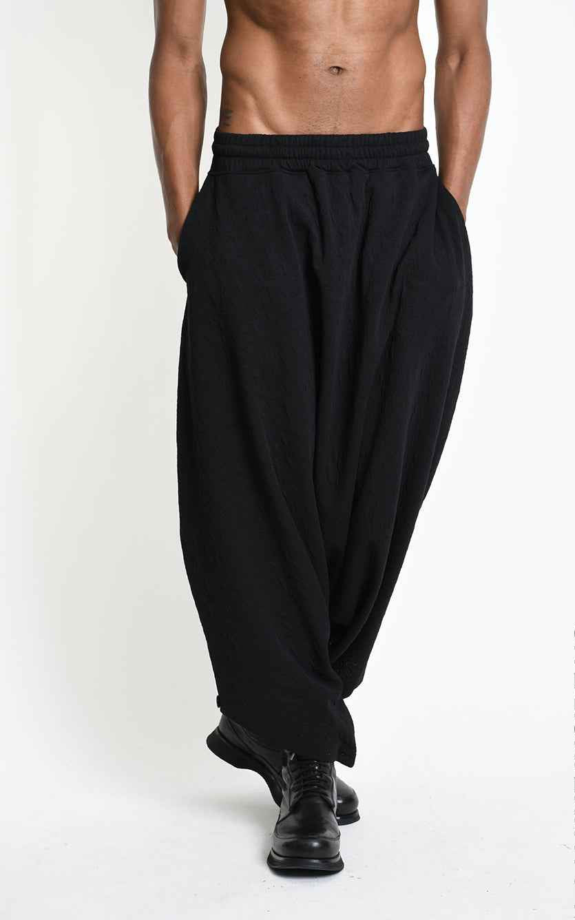 3M M1337 TROUSERS Over Low-Crotch Embossed Fleece Black