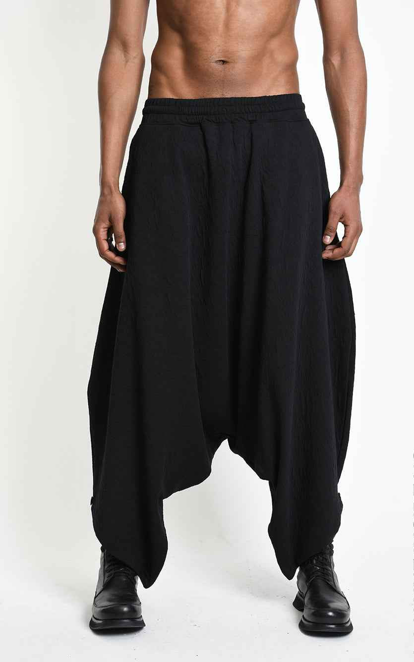 3M M1337 TROUSERS Over Low-Crotch Embossed Fleece Black