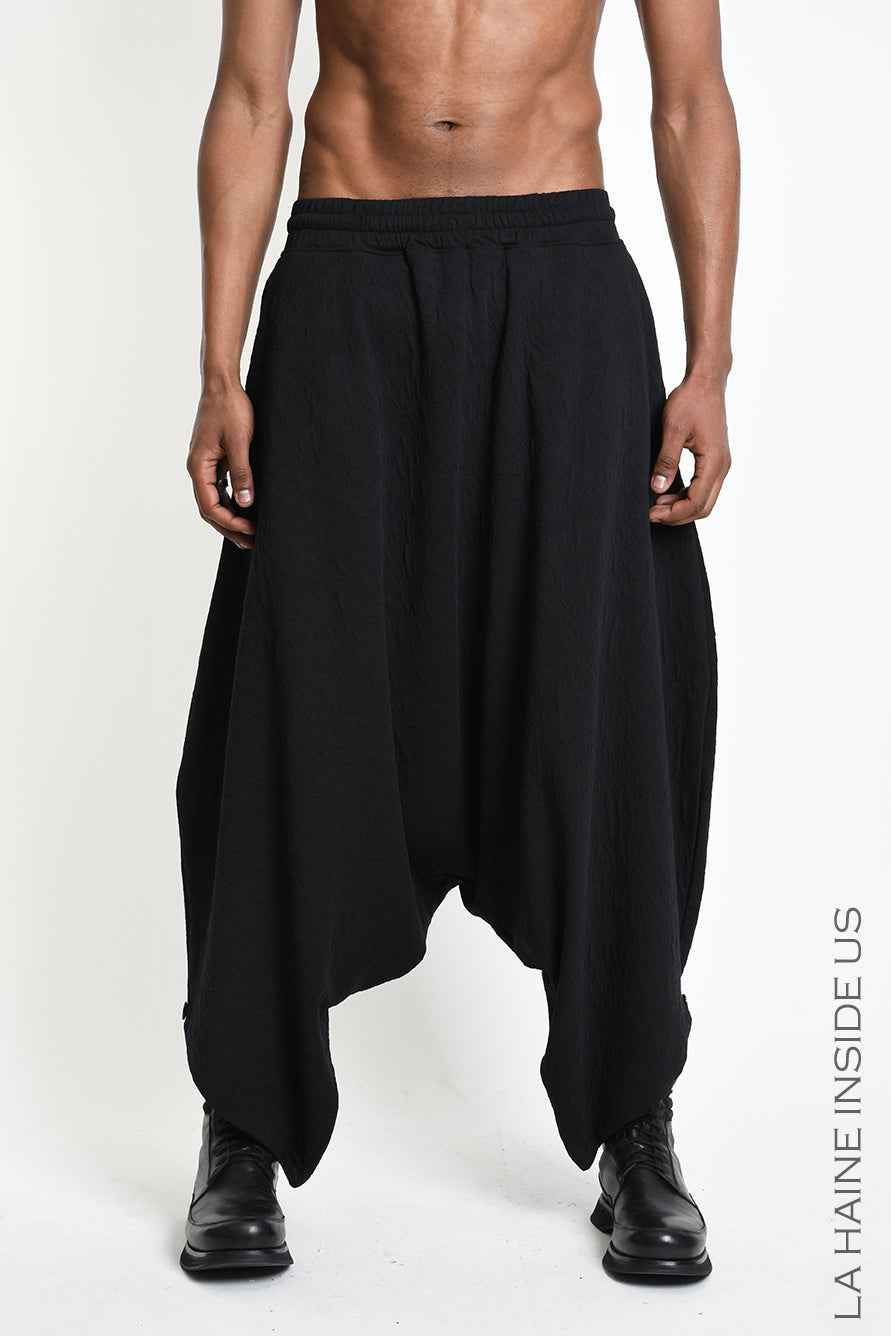 3M M1337 TROUSERS Over Low-Crotch Embossed Fleece Black