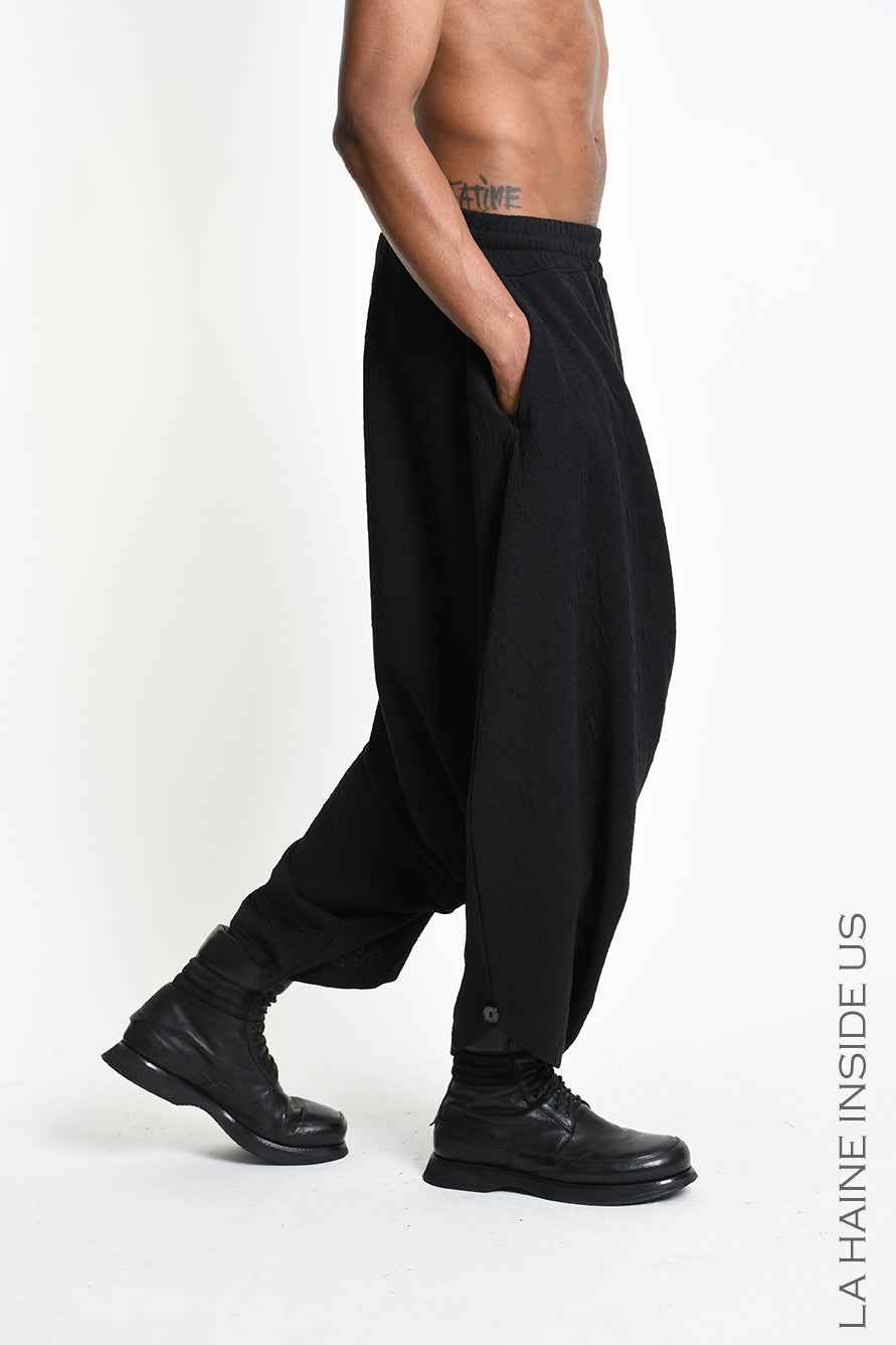3M M1337 TROUSERS Over Low-Crotch Embossed Fleece Black