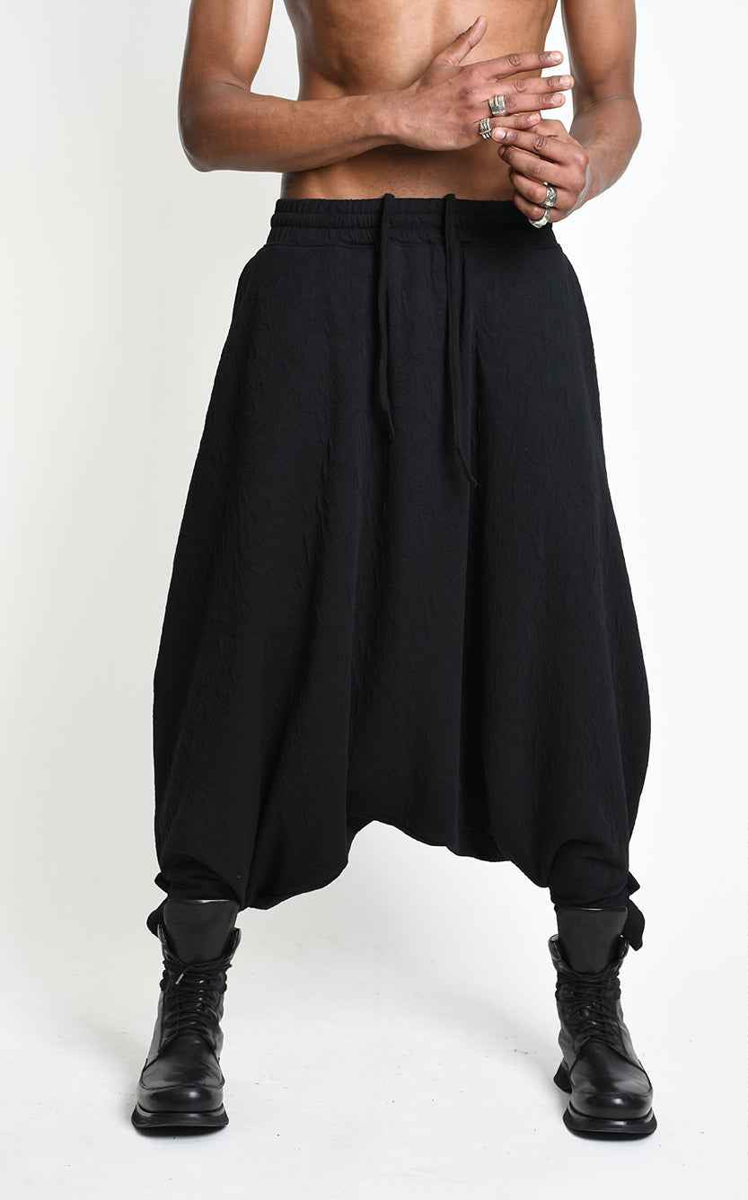 3M M1337 TROUSERS Over Low-Crotch Embossed Fleece Black
