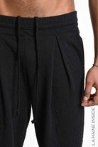 3M M1338 TROUSERS Regular-fit Embossed Fleece Black