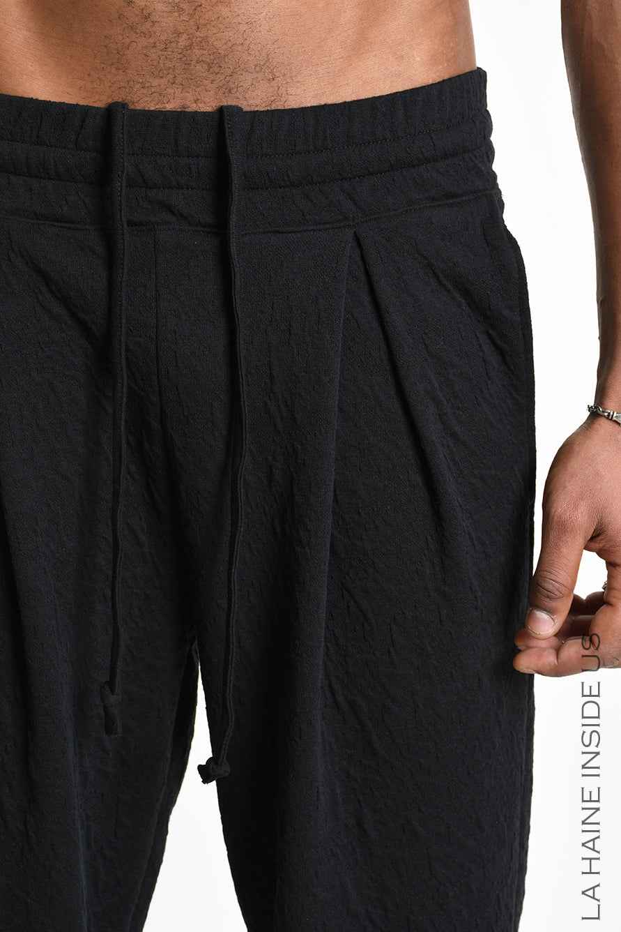 3M M1338 TROUSERS Regular-fit Embossed Fleece Black