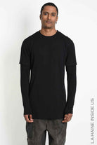 3M M1355 SWEATER Regular Long Bamboo Stretch Black