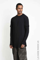 3M M1355 SWEATER Regular Long Bamboo Stretch Black