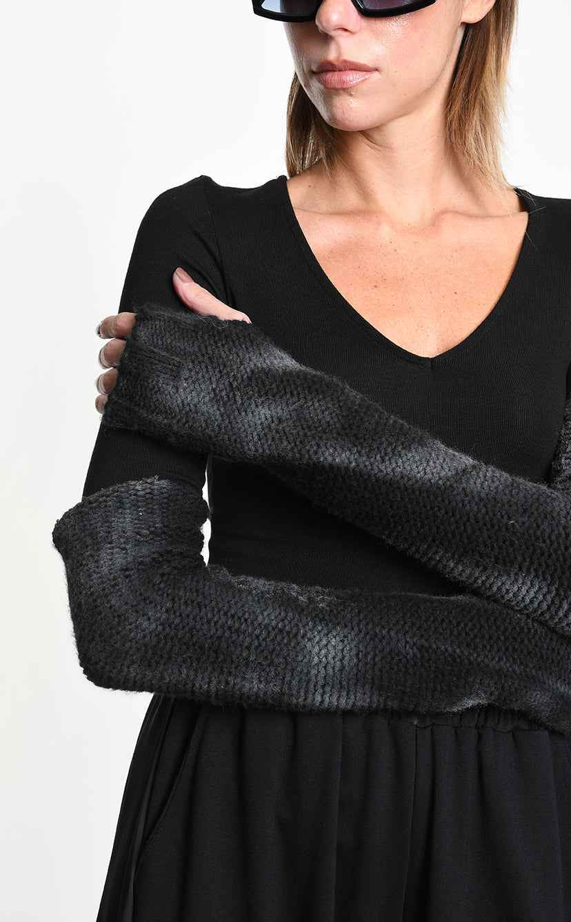 3M M1370 KNITTED SLEEVES Fineness 03 Spray Treatment UNISEX M Black