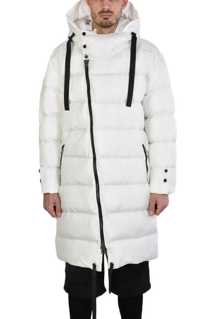 3P WARNING2325 WHITE oversized long Down Jacket 439.00 Jacket LA HAINE INSIDE US TEPHRA