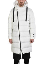 3P WARNING2325 WHITE oversized long Down Jacket