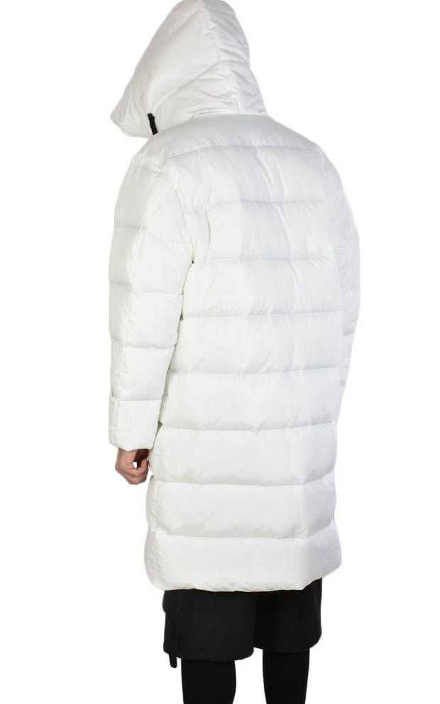 3P WARNING2325 WHITE oversized long Down Jacket