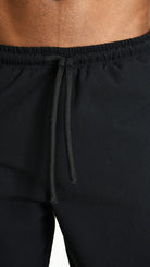 A33P M105325 TROUSER Comfort Linen Cotton Black