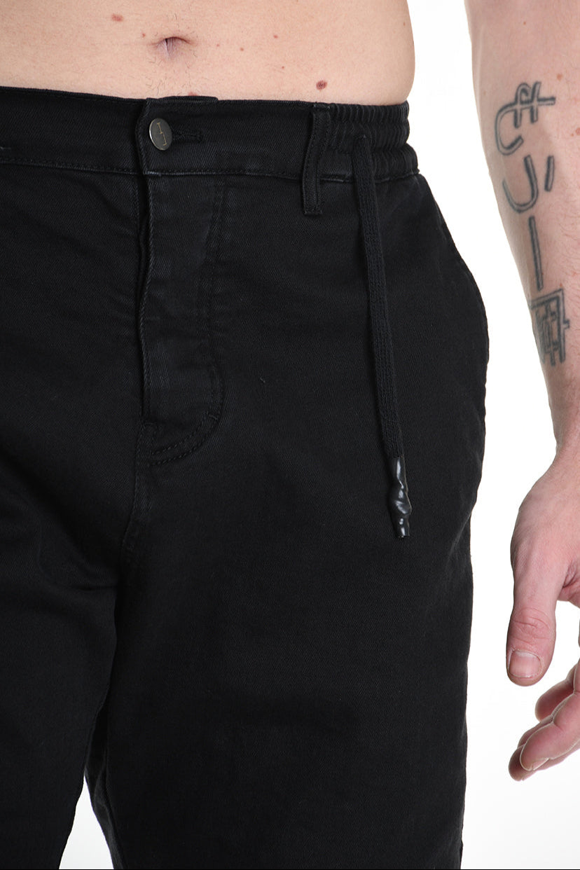 3P M1174 JEANS Skinny Bull Super Stretch Black MAN LA HAINE INSIDE US