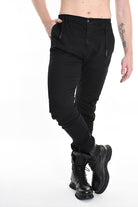 3P M1174 JEANS Skinny Bull Super Stretch Black MAN LA HAINE INSIDE US