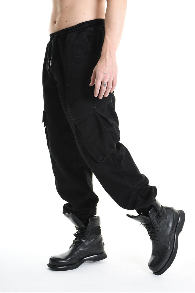 3P M1176 JEANS Comfort Bull Stretch Black MAN LA HAINE INSIDE US