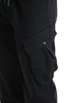 3P M1176 JEANS Comfort Bull Stretch Black MAN LA HAINE INSIDE US