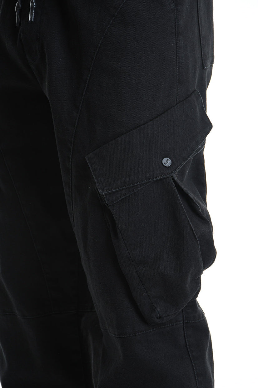 3P M1176 JEANS Comfort Bull Stretch Black MAN LA HAINE INSIDE US