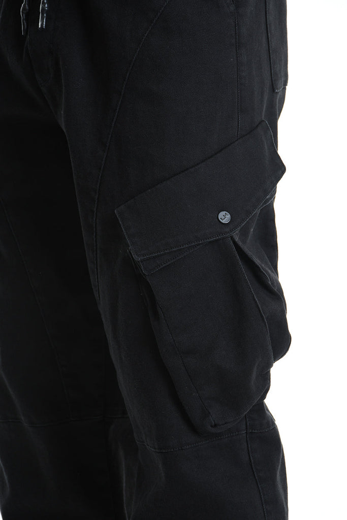 3P M1176 JEANS Comfort Bull Stretch Black MAN LA HAINE INSIDE US