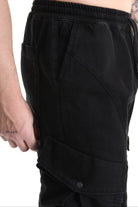 3P M1176 JEANS Comfort Bull Stretch Black MAN LA HAINE INSIDE US