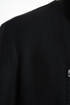 3P M1178 COAT Regular Woven Cloth Fabric Black LA HAINE INSIDE US