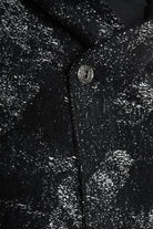 3P M1181 COAT Comfort Hemp-Blend Jacquard Cloth 730gr. Black LA HAINE INSIDE US